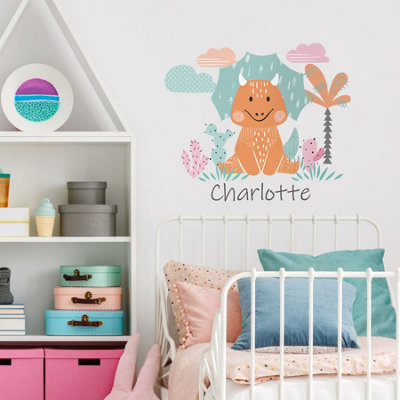 Stickerscape Personalised Dinosaur Wall Sticker from B&Q