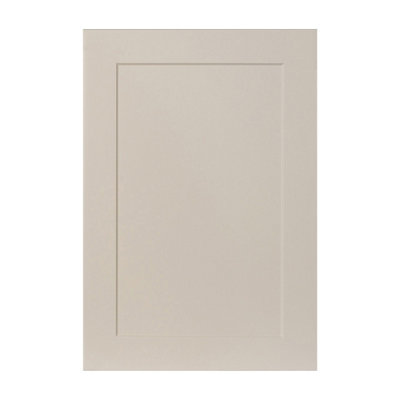 Kitchen Kit Shaker Sample Kitchen Unit Cabinet Door 396mmUltra Matt Cashmere from B&Q
