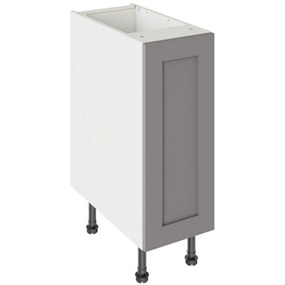 Kitchen Kit Base Unit 300mm W/ Shaker Cabinet DoorUltra Matt Dust Grey from B&Q