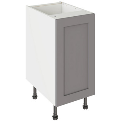 Kitchen Kit Base Unit 400mm W/ Shaker Cabinet DoorUltra Matt Dust Grey from B&Q