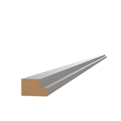 Kitchen Kit Multi Rail 2745mm J-PullSuper Gloss Dust Grey from B&Q