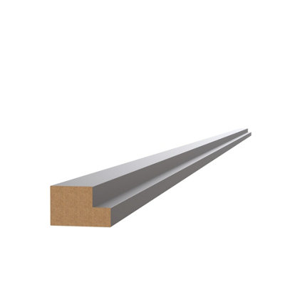 Kitchen Kit Multi Rail 2745mm J-PullSuper Gloss Graphite from B&Q