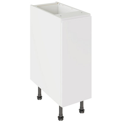 Kitchen Kit Base Unit 300Mm W/ J-Pull Cabinet Door - Ultra Matt White