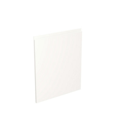 B&Q -  Appliance Door 596mm J-PullUltra Matt White