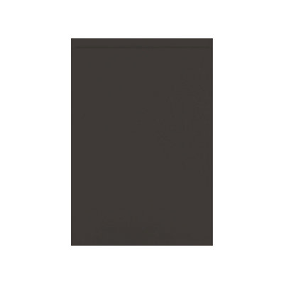 Kitchen Kit J-Pull Sample Kitchen Unit Cabinet Door 396mmUltra Matt Graphite from B&Q