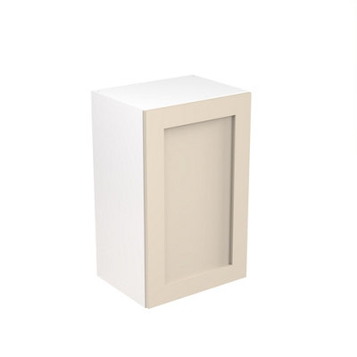 Kitchen Kit Wall Unit 450mm W/ Shaker Cabinet DoorUltra Matt Cashmere from B&Q