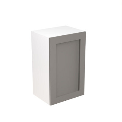 Kitchen Kit Wall Unit 450mm W/ Shaker Cabinet DoorUltra Matt Dust Grey from B&Q