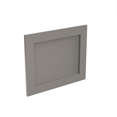 Kitchen Kit Appliance Door 490mm ShakerUltra Matt Dust Grey from B&Q