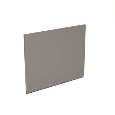 Kitchen Kit Appliance Door 490mm J-PullSuper Gloss Dust Grey from B&Q