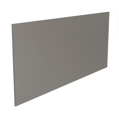 Kitchen Kit Breakfast Bar Back Panel 2100mm J-PullSuper Gloss Dust Grey from B&Q