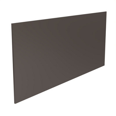 Kitchen Kit Breakfast Bar Back Panel 2100mm J-PullSuper Gloss Graphite from B&Q
