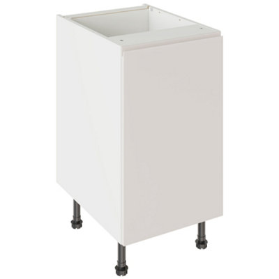 Kitchen Kit Base Unit 450Mm W/ J-Pull Cabinet Door - Ultra Matt Light/Grey