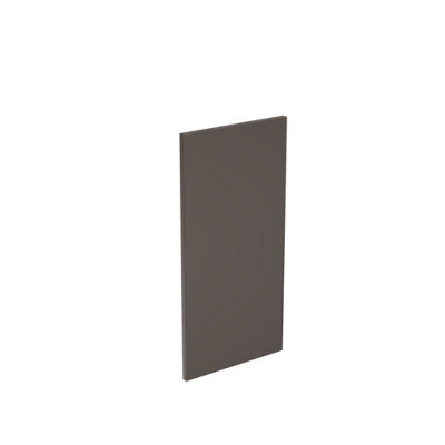 Kitchen Kit Wall End Panel 800mm J-PullUltra Matt Graphite from B&Q
