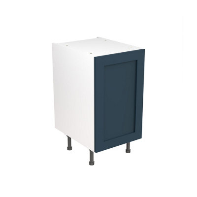 Kitchen Kit Base Unit 450Mm W/ Shaker Cabinet Door - Ultra Matt Indigo/Blue