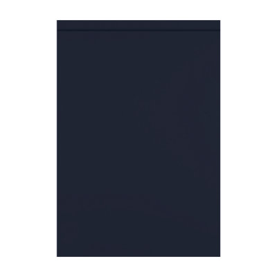 Kitchen Kit J-Pull Sample Kitchen Unit Cabinet Door 396mmUltra Matt Indigo Blue from B&Q