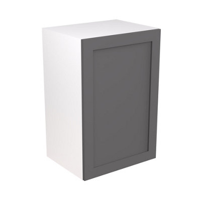 Kitchen Kit Dust Grey Matt Shaker Door Boiler Housing Wall Unit Cabinet Soft Close Flatpack600X900mm from B&Q