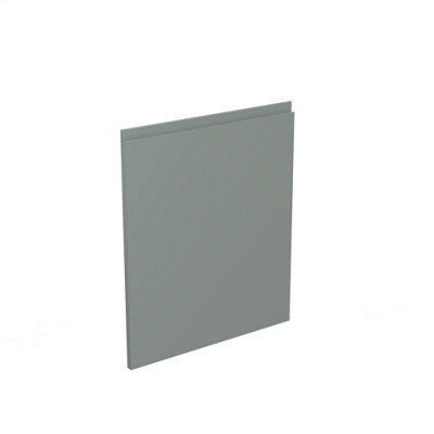 Kitchen Kit Sage Green Matt J-Pull Door Appliance Door Flatpack Unit596X715mm from B&Q