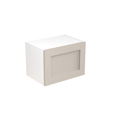 Kitchen Kit Light/Grey Matt Shaker Door Wall Mounted Short Bridging Unit Cabinet Soft Close Flatpack - 500X288mm Size 4