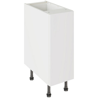 Kitchen Kit Base Unit 300mm W/ Value Slab Cabinet DoorMatt Snow White from B&Q