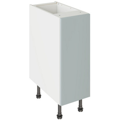 Kitchen Kit Aquamarine Supermatt Slab Base Kitchen Cabinet Flatpack - 300X720mm Size 9