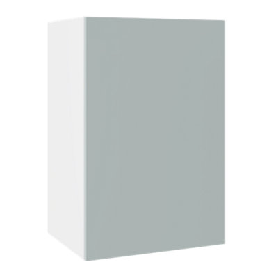 Kitchen Kit Aquamarine Supermatt Slab Door Boiler Housing Wall Unit Cabinet Soft Close Flatpack600X900mm from B&Q