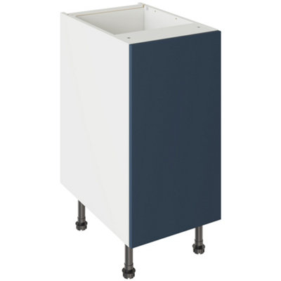 Kitchen Kit Blue Supermatt Slab Base Kitchen Cabinet Flatpack400X720mm from B&Q