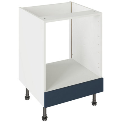 Kitchen Kit Blue Supermatt Shaker Door Base Unit Under Oven Cabinet Soft Close Drawers Flatpack600X720mm from B&Q