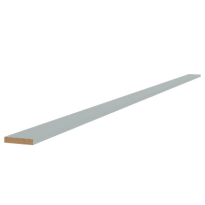 Kitchen Kit Slab Capping RailSupermatt Aquamarine from B&Q