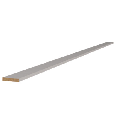 Kitchen Kit Slab Capping RailSupergloss Light Grey from B&Q