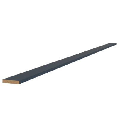 Kitchen Kit Slab Capping RailSupermatt Blue from B&Q