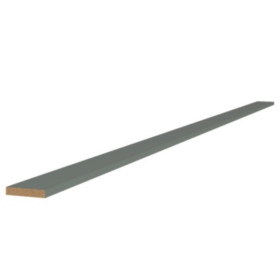 Kitchen Kit Slab Capping RailSupermatt Agave Green from B&Q