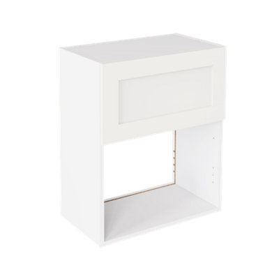 B&Q -  Microwave Housing Wall Unit 600mm ShakerMatt White