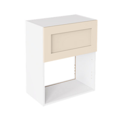 B&Q -  Microwave Housing Wall Unit 600mm ShakerMatt Cashmere
