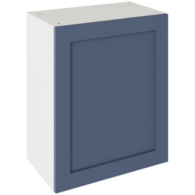 Kitchen Kit Shaker Ultramatt 600 Wall Kitchen Cabinet FlatpackAlby Blue from B&Q