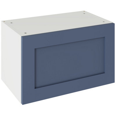 Kitchen Kit Shaker Ultramatt 600 Bridging Wall Kitchen Cabinet FlatpackAlby Blue from B&Q