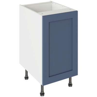Kitchen Kit Shaker Ultramatt 450 Base Kitchen Cabinet FlatpackAlby Blue from B&Q