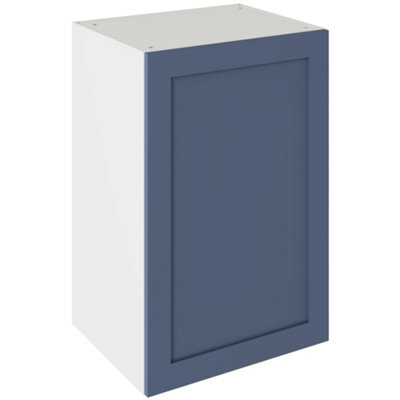 Kitchen Kit Shaker Ultramatt 900 Boiler Housing Wall Kitchen Cabinet FlatpackAlby Blue from B&Q