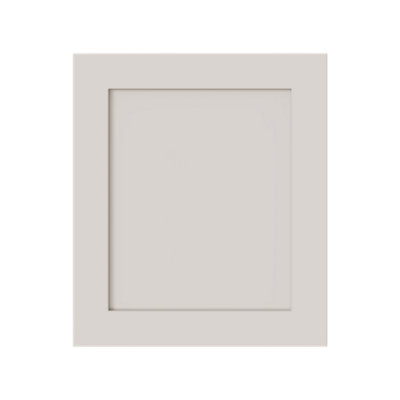 Kitchen Kit Cabinet Door 1245mm X 596mm ShakerUltra Matt Light Grey from B&Q
