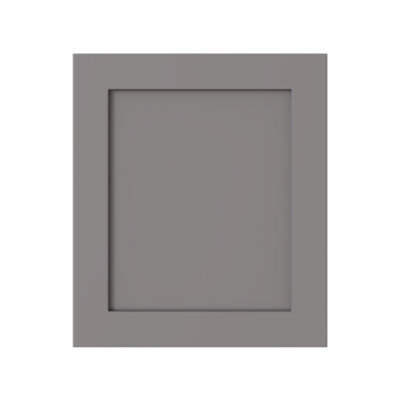 Kitchen Kit Cabinet Door 1245mm X 596mm ShakerUltra Matt Dust Grey from B&Q