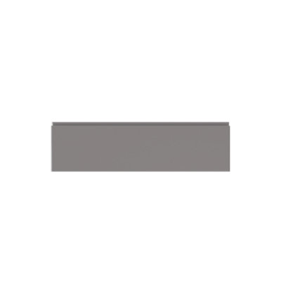 Kitchen Kit Cabinet Drawer Front 140mm X 296mm J PullSuper Gloss Dust Grey from B&Q