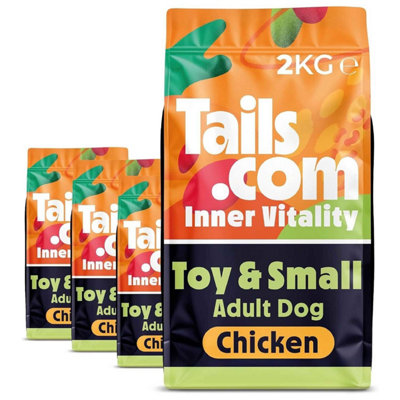 Unknown 8Kg Tails.com Inner Vitality Toy & Small Adult Dry Dog Food Kibble Chicken from B&Q