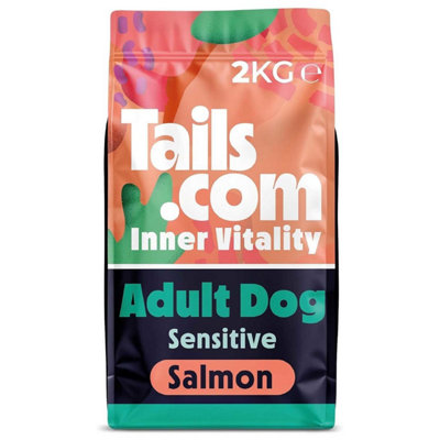 Unknown 2Kg Tails.com Inner Vitality Sensitive Adult Dry Dog Food Kibble Salmon from B&Q
