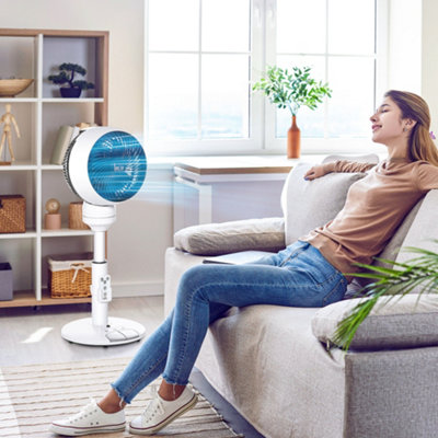 Homcom 9 Inch Height Adjustable Air Circulator Fan 9 Setting from B&Q