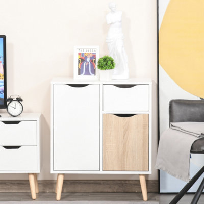 B&Q -  Floor Cabinet Storage Cupboard Sideboard With Drawer For Bedroom