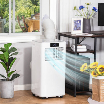 Homcom 8000Btu Portable Air Conditioner 4 Modes Led Display Timer Home Office from B&Q