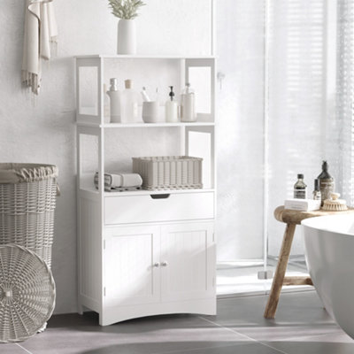 B&Q -  Bathroom Floor Storage Cabinet Kitchen Sideboard Standing Unit W/ Doors