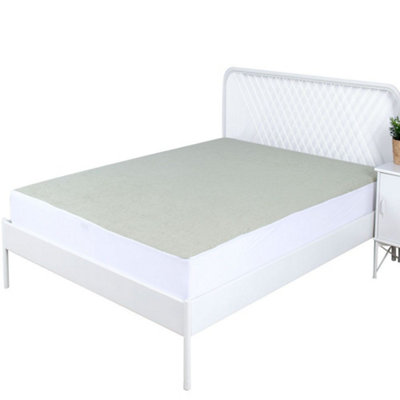  - Lancashire Textiles Copper Infused Bamboo Terry Waterproof Mattress ProtectorDouble