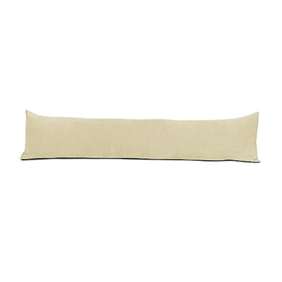 Lancashire Textiles Hollowfibre Filling (85 X 20Cm) Oat Meal Chenille Draught Stopper Excluder from B&Q