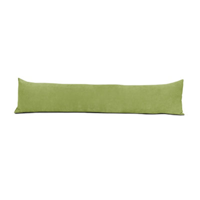 Lancashire Textiles Hollowfibre Filling (85 X 20Cm) Olive Green Chenille Draught Stopper Excluder from B&Q