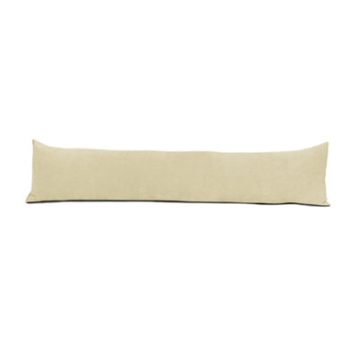 Lancashire Textiles Hollowfibre Filling (85 X 20Cm) Oat Meal Chenille Draught Stopper Excluder from B&Q